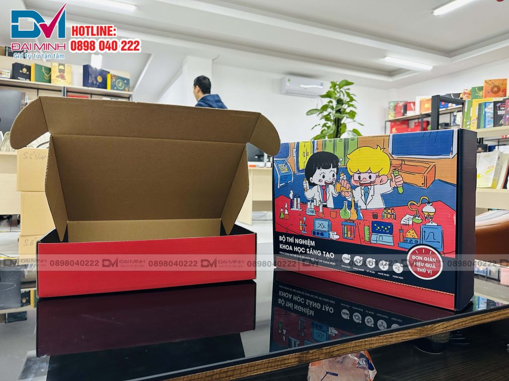 Hộp giấy Bộ thí nghiệm Khoa học - In Đại Minh